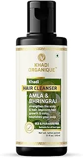 Khadi Organique Amla & Bhringraj Hair Cleanser 210 Ml