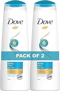 Dove Shampoo, for dry hair, Daily Care, nourishing care for up to 100% softer hair, 2 x 350ml