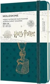 Moleskine Ltd. Ed. Harry Potter 2022 18-Month Week: Tide Green