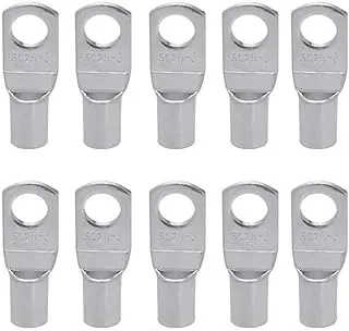 Royal Apex Copper Cable Lugs 10Pcs Set-Wire Terminals, Connector Cable lugs Ring Battery SC Terminals, for Marine, Solar, Automotive, Electric, Home Applications etc (Hole Size 12mm, Cable Size 16mm)