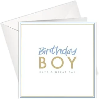 Greeting Card | BIRTHDAY BOY - HAVE A GREAT DAY | SharetheLove (Foil Card)