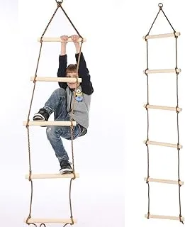 ROCK1ON Climbing Rope Ladder Set - 6.6ft,265lbs