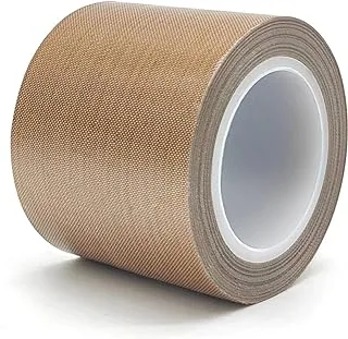 Teflon Tape, 2 in 30 FT Fabric PTFE Tape for Hand or Vacuum Impulse Sealer Machine, PTFE Coated Adhesive Tape for FoodSaver, Seal A Meal, Weston etc.