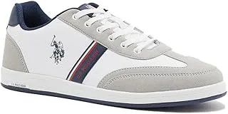 U.S. Polo Assn. Mens White 3W KARES WT 3PRM LifeStyle Sneakers Size 44