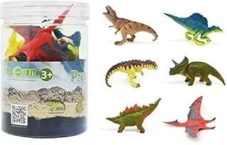 RECUR - Assorted prehistorical animals playset A 6pcs