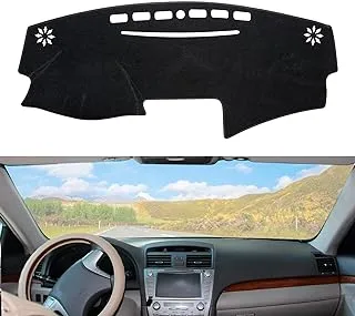 BERKSYDE Dashboard Dash Cover Mat Carpet Compatible with 2007-2011 Toyota Camry(Black)