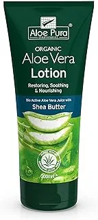 Aloe Pura Oragnic Aloe vera lotion with Shea Butter & Vitamin E, 200ml