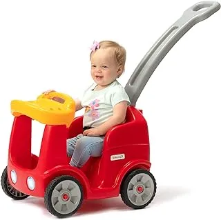 Simplay3 Roll & Stroll Quiet Ride Push Car 1½ - 4 years, Red