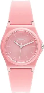 Slazenger Unisex 2035 Movement Watch, Analog Display and Silicone Strap - SL.9.6571.3.01, Pink