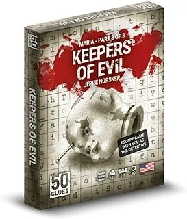 50 دليل: Keepers of Evil - لعبة على طراز غرفة الهروب من Blackrock Games، 1-5 لاعبين - ألعاب ليلة اللعبة 90 دقيقة من اللعب - للمراهقين والبالغين الذين تزيد أعمارهم عن 16 عامًا - النسخة الإنجليزية