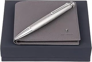 Festina FPWB101H Ballpoint Pen and Wallet 2-Piece Set, Dark Grey/Silver