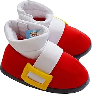 Great Eastern Entertainment Sonic the Hedgehog Red Running Shoes Plush Cosplay Slippers | One Size, Red, 3