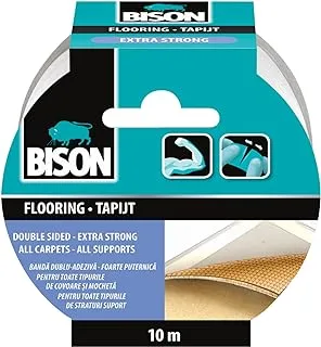 Bison Carpet and Flooring Extra strong thin slim double sided tape, 10m