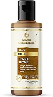 Khadi Organique Henna Thyme Hair Tonic 210 Ml