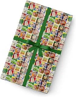 Party Centre Disney Toy Story - A Simple Story Glossy Gift Wrapping Paper with Cut Lines (76cm x 200cm)