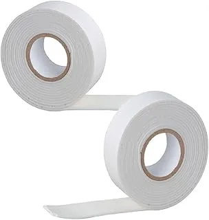 Double Sided Tape 2mm x 5m, Mounting Tape Heavy Duty, Removeable PE Foam Tape Strips, Strong Adhesive Tape Waterproof Free Damage for Paint Wall Picture Hanging Poster (2PC COMBO)