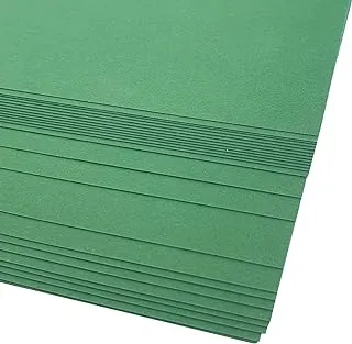 Maxi 180Gsm Premier Color Chart Paper 25-Sheets for Drawing and Painting, 50 cm x 70 cm Size, Deep Green