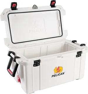 Pelican 65 Quart Elite Marine Cooler - White