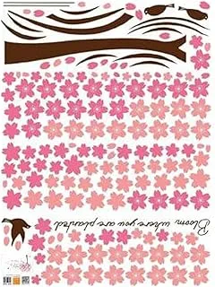 BPA Pink Cherry Blossom Wall Sticker Art