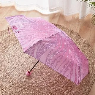 HomeBox Wild Glam Holographic Print Umbrella - 18 cm