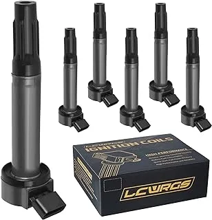 Set of 6 Ignition Coil Pack for 3.5L V6 Toyota Sienna Avalon Camry Highlander Rav4 Venza Lexus RX350 IS350 ES350 2007 2008 2009 2010 2011 2012 2013 2014 2015 OE# 90919-A2007, UF487