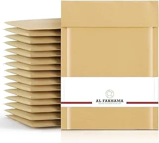 AL FAKHAMA Padded Envelopes A5 Size (16 CM x 23 CM x 4 CM FLAP/ 6x9 Inches) Kraft Bubble Mailers Self-Seal for Packaging Bags,Small Bubble Envelopes - Dozen Pack