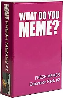 WHAT DO YOU MEME? Fresh Memes #2 Expansion Pack Designed to be added to Core Game