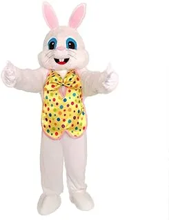 MatGui Easter Rabbit Bunny Rabbit Mascot Costume Adult Size Fancy Dress