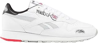 Reebok CLASSIC LEATHER, Unisex Shoes, FTWWHT/CBLACK/VECRED,34 EU