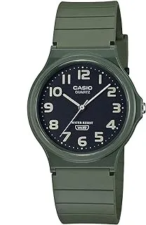 Casio Men's Watch - MQ-24UC-3BDF Black Dial, Green Band