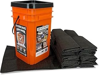 Quick Dam Grab & Go Flood Kit includes 20-2ft Flood Bags in Bucket, Black, 1 Kit - QDGGFB-20