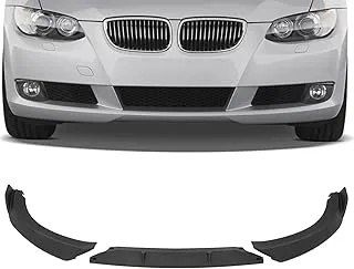 SCITOO Front Lip Spoiler Fits for 2007-2010 for BMW E92 3-Series Coupe Matte Black Front Bumper Lip