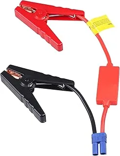 Landmore Jump Starter Cable with Battery Clamps - 12V Replacement Alligator Clips to EC5 Connector Car Jumper Cable for Emergency Portable Car Jump Start Battery Booster Cable 10AWG Wire