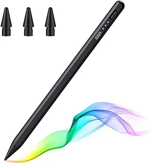 ESR for Apple Pen, iPad Pencil, Stylus Pen for iPad 10/9/8/7/6, iPad Pro 11/12.9, iPad Air 5/4/3, iPad Mini 6/5, Tilt Sensitivity and Palm Rejection, Magnetic Attachment, Black