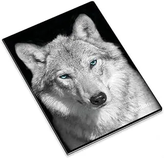 Ambar 80 Sheets 70 GSM Wolf Design-1 Exercise Note Book, A4 Size