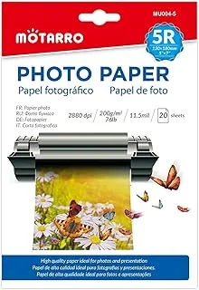 240 Sheets Inkjet Photo Paper, Glossy Dye Ink Instant Dry Photographic Paper Suitable for Dye Ink Printers, 5