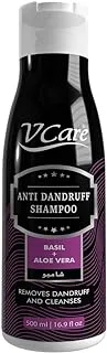 Vcare Shampoo 500ml Revitalizing & Nourishing Formula| Basil & Aloe Vera Extract Shampoo | Promotes Healthy Hair Growth