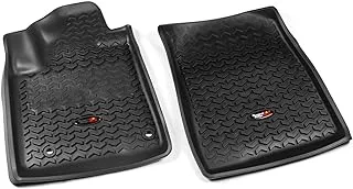 Floor Liners, Front, Black; 12-17 Toyota Sequoia/Tundra