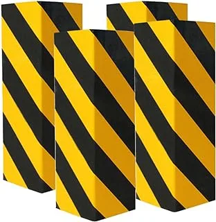 GUEQUITLEX Garage Wall Protector Foam Wall Corner Guard for Parking Garages - Wall Edge Protector Protect Your Car - Garage Wall - Wall Corner Edge and Bumpers Corner Guards 4 pack Black PB004PSP1