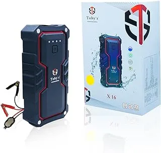 Toby's X16 Multifunction Portable Car Jump Starter Power Bank 16000mah 12v Emergency Charger