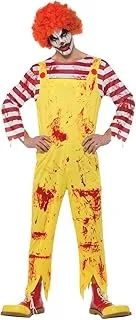 Smiffys Men's Smiffys Kreepy Killer Clown Costume Smiffys Kreepy Killer Clown Costume (pack of 1)