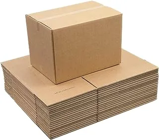 3 PLY Cardboard Box (31x24x24 CM / 12x9x9 Inches) For Shipping, Packaging, Moving, Storage Box for Home or Business, Strong Wholesale Bulk Boxes - Pack Of 4