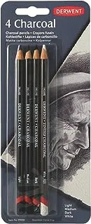 PENCIL CARDED SET CHARCOAL