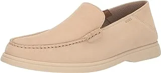 BOSS Nubuck Leather Moccasin Loafer mens Driving Style Loafer