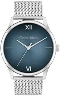 Calvin Klein MEN'S BLUE DIAL STAINLESS STEEL BRACELET WATCH - 25200450