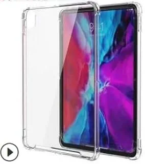 AMERTEER New ipadpro11 Protective case acrylic soft edge 12.9 anti-fall transparent ipad10.2 protective case