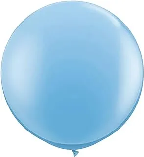 Koyal Wholesale Round Latex Giant Balloon (Pack of 2), 3', Sky Blue