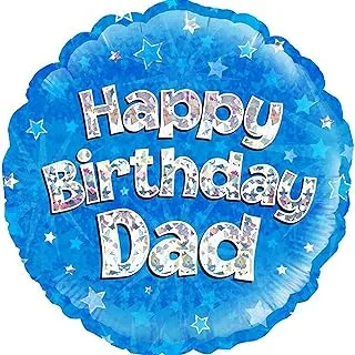 Various Brands Happy Birthday Dad Foil Balloon 18-Inch Size, Blue