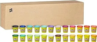 Play-Doh Modeling Compound 24-Pack of 3-Ounce Cans for Kids 2 Years and Up, Assorted Colors, Non-Toxic