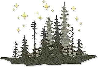 Sizzix Thinlits Die Set 3PK Forest Shadows by Tim Holtz | 666334 | Metal, Wafer-Thin Cutting Dies for Scrapbooking, Embossing, Journalling, One Size